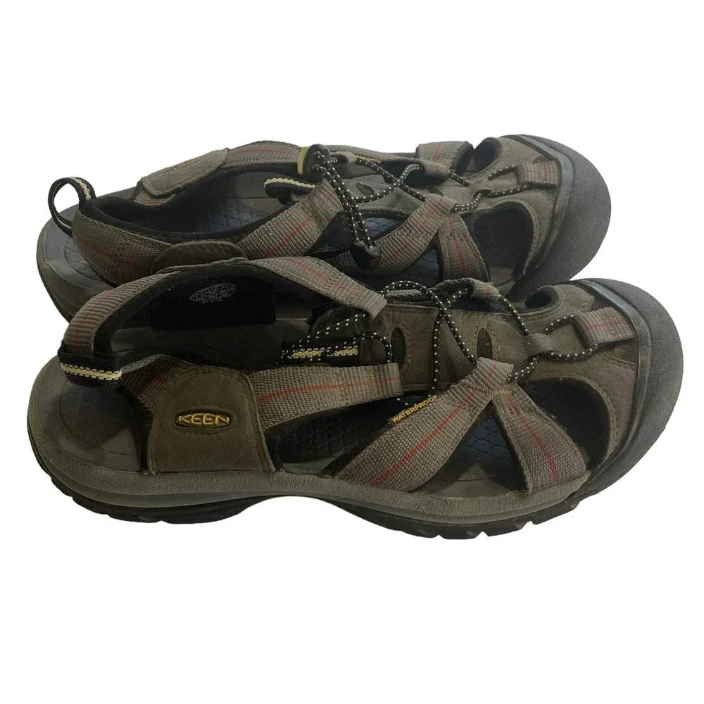 Keen XT Sports Sandals Mens Size 11.5 Waterproof Gray Hiking Trail Shoes Outdoor